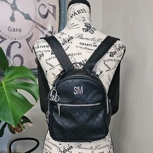 Steve Madden Black Quilted Backpack - EUC